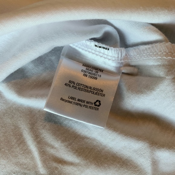 White Graphic Tank Top Fear Less. Size S-M New - Picture 7 of 7